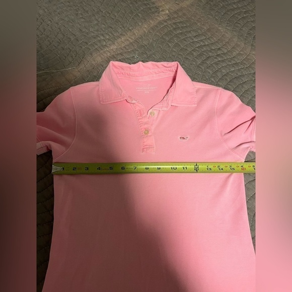 Vineyard vines Pink 1/4 button down collar Polo Shirt XXS - Picture 5 of 7
